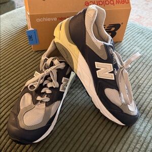 New Balance in Navy and White
